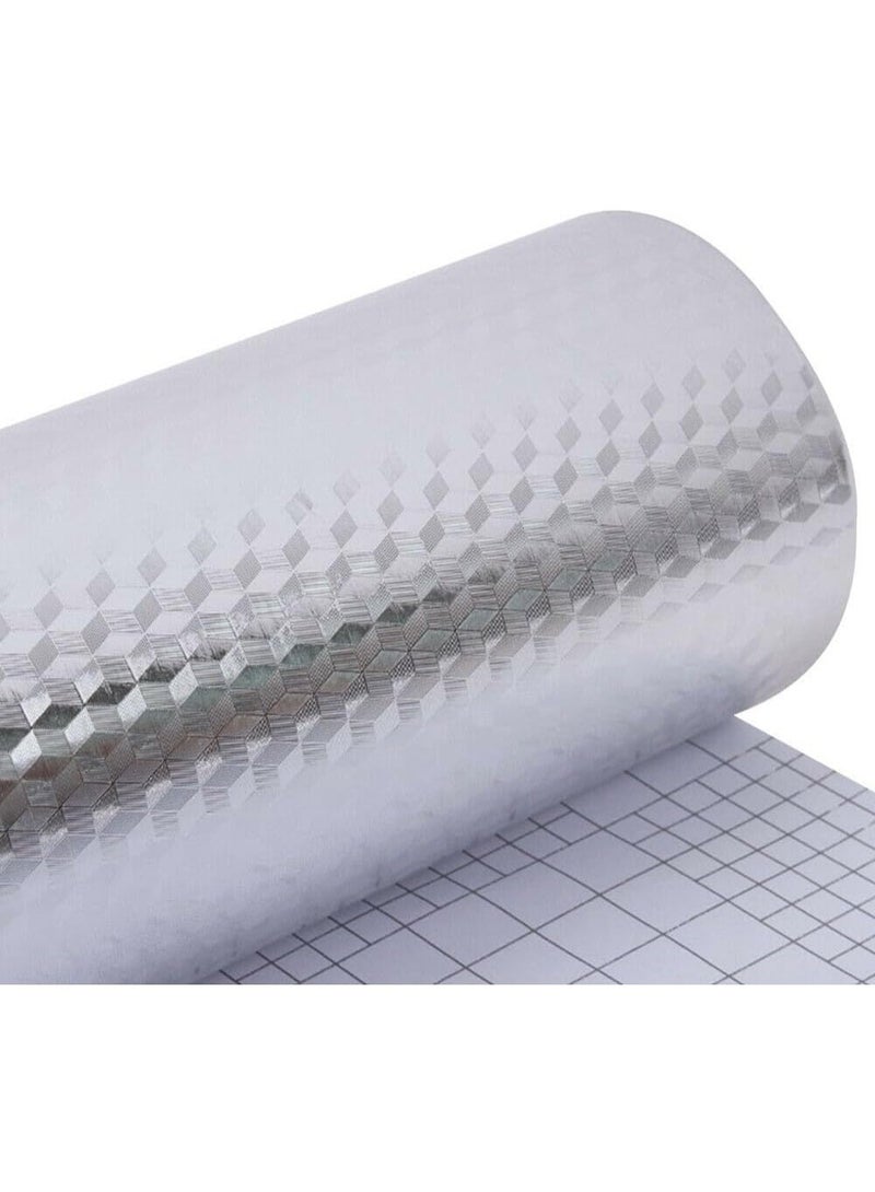 DUNISO Marble Paper,Self Adhesive Wallpaper Waterproof Gloss PVC Vinyl Paper,Heat Resistant & Waterproof,for Furniture Cover Surface,Countertop,Kitchen,Shelf Liner,400mm*5m - Image 4