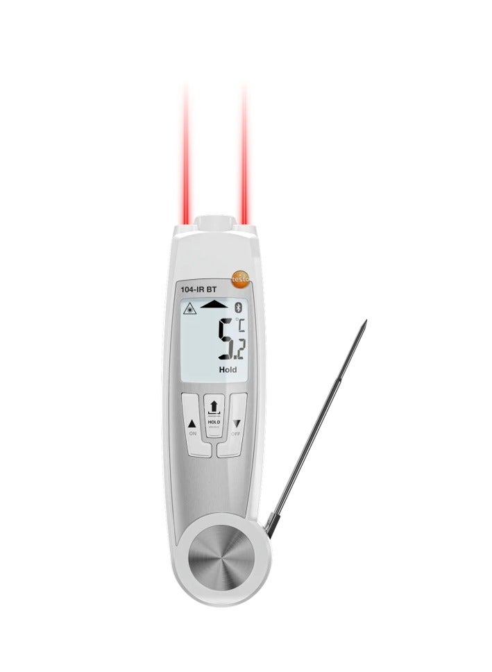 testo 104-IR BT Smart Waterproof Food Thermometer with Bluetooth (PN: 0560 1045 60) - Image 2