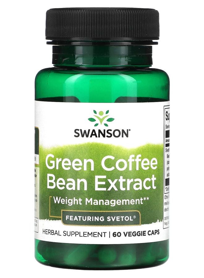Green Coffee Bean Extract 60 Veggie Caps