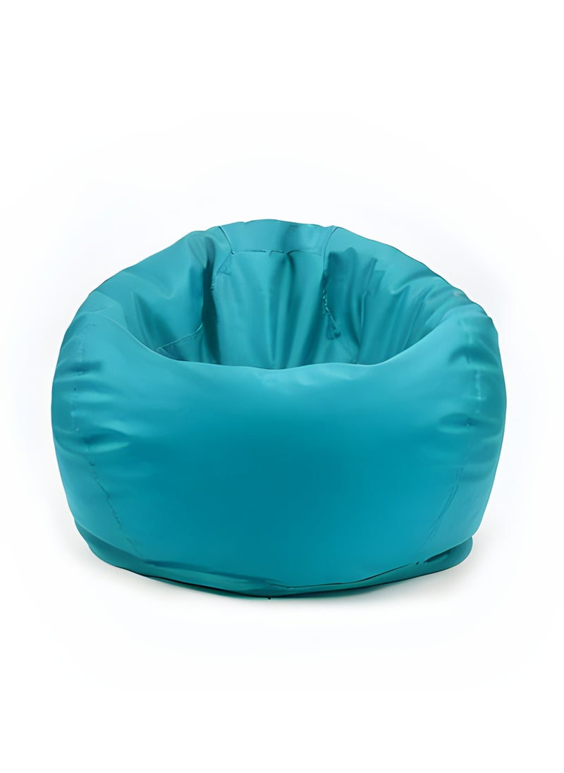 Faux Leather Bean Bag With Polystyrene Beads Filling (Cyan,XL) - pzsku/Z0DC8F29E232C6911E19AZ/45/_/1725259340/6dc89a0a-8f6a-416f-82d3-5ccc18df3e66