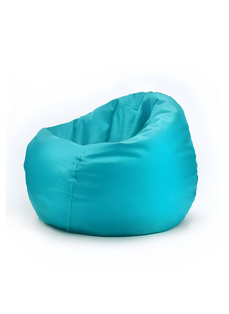 Faux Leather Bean Bag With Polystyrene Beads Filling (Cyan,XL) - pzsku/Z0DC8F29E232C6911E19AZ/45/_/1725259361/67b51687-5512-425d-b5ca-0b1d9820f150