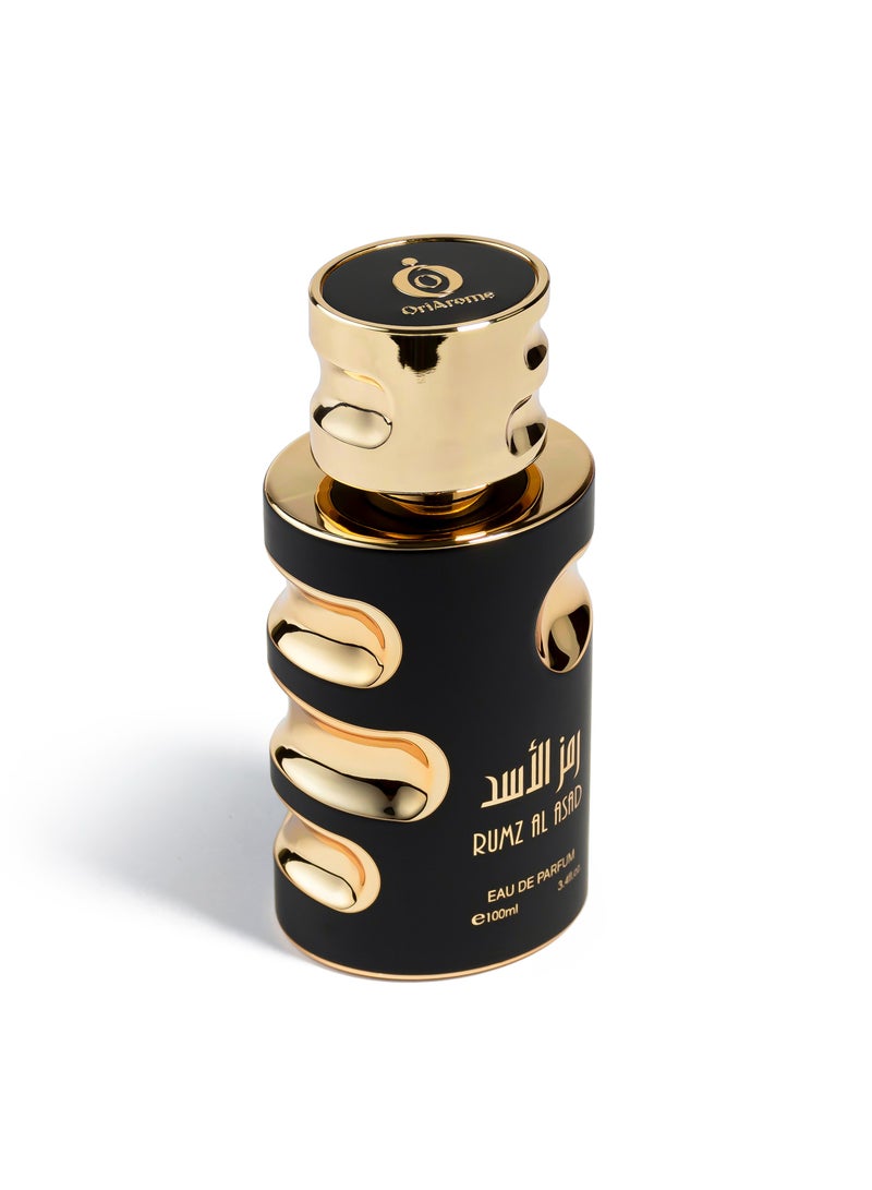 Shaikh Saeed - Rumz Al Asad Eau De Parfum 100ML– Long Lasting Unisex Fragrance – Warm, Woody, and Spicy Scent with Vanilla, Amber, Patchouli & Tobacco Notes – Premium EDP Perfume for Men & Women - Image 2