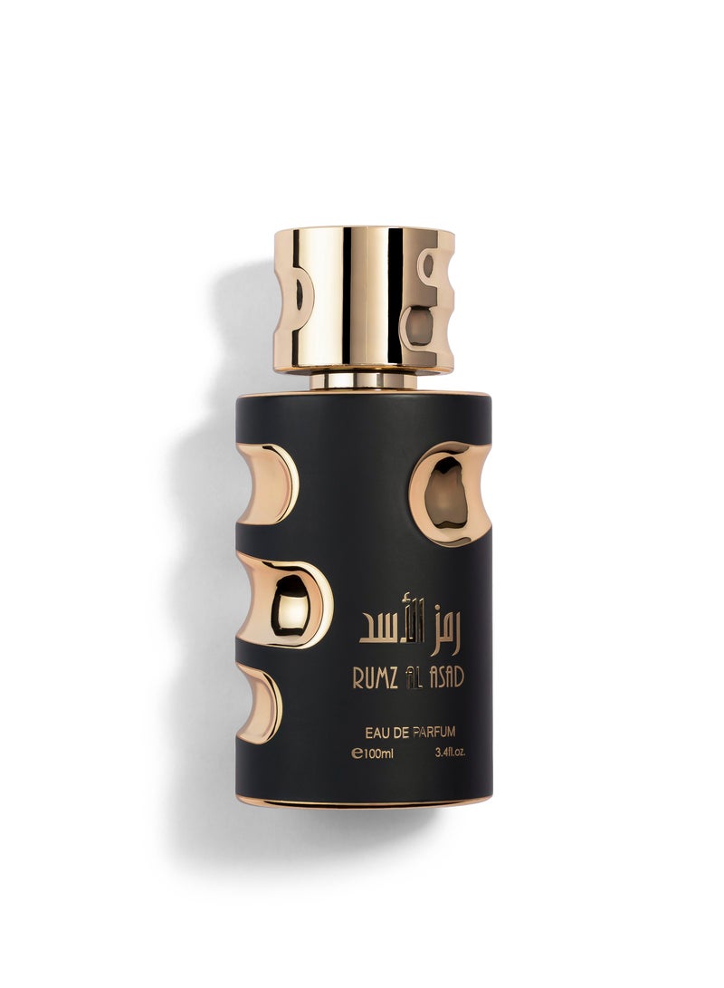 Shaikh Saeed - Rumz Al Asad Eau De Parfum 100ML– Long Lasting Unisex Fragrance – Warm, Woody, and Spicy Scent with Vanilla, Amber, Patchouli & Tobacco Notes – Premium EDP Perfume for Men & Women - Image 4