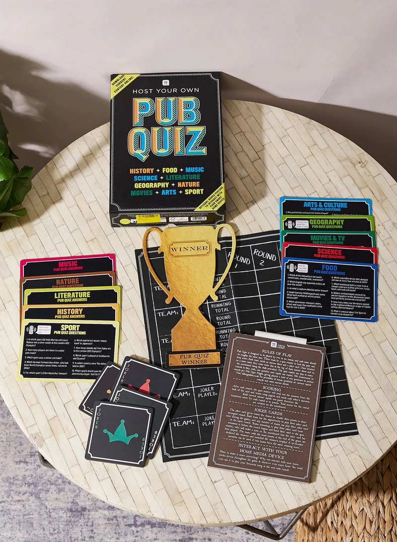 Talking Tables Host Your Own Pub Quiz Ga