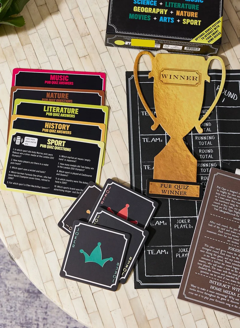 Talking Tables Host Your Own Pub Quiz Ga