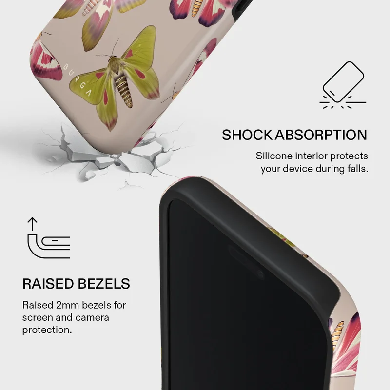 BURGA iPhone 17 Pro Max Metamorphosis Premium Case Compatible with Hybrid Dual-Layer Hard Shell + Silicone Protection - Scratch-Resistant Shockproof Mobile Cover