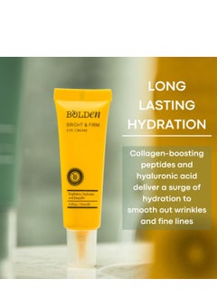 bolden BOLDEN Bright & Firm Eye Cream | Under Eye Cream for Dark Circles & Puffiness | Hydrates and Improves Wrinkles | Fragrance Free | 0.5 Fl Oz  - Image 3