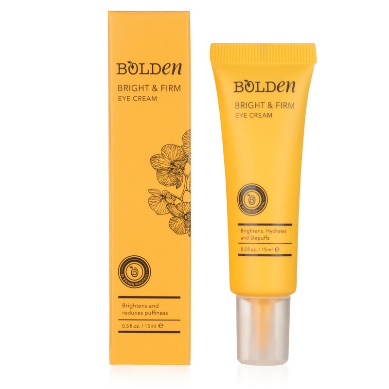BOLDEN Bright & Firm Eye Cream | Under Eye Cream for Dark Circles & Puffiness | Hydrates and Improves Wrinkles | Fragrance Free | 0.5 Fl Oz - Image 1