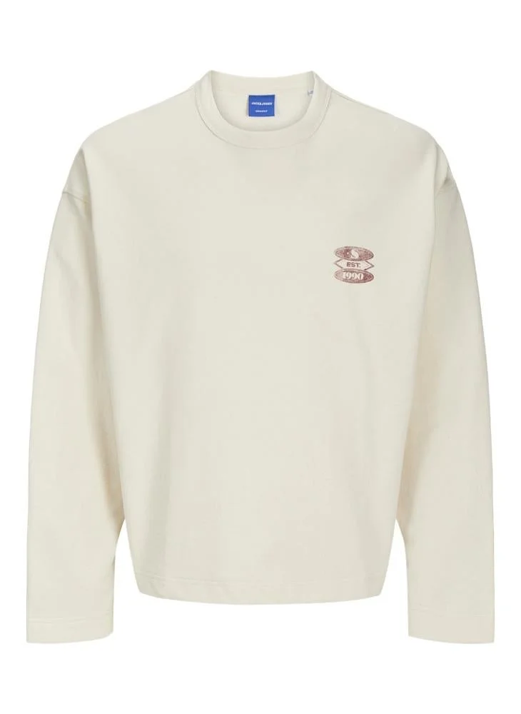 JACK & JONES Graphic Crew Neck Sweatshirt