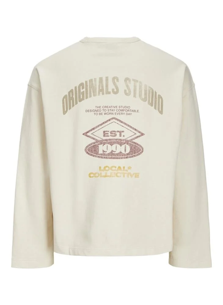 JACK & JONES Graphic Crew Neck Sweatshirt