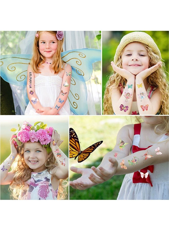 Lemon 10 Sheets  Unicorn Glitter Tattoos Kids,  Temporary Princess Mermaid Tattoos for Kids Girls Unicorn Tattoos Temporary Party Decorations Supplies Favors - Image 5