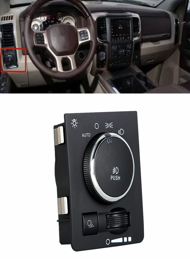 SEBLAFF Headlight Switch Replacement for 2013 2014 2015 2016 2017 2018 2019 2020 2021 Ram 1500 2500 3500 4500 5500 68146507AA 68189154AA - Image 1