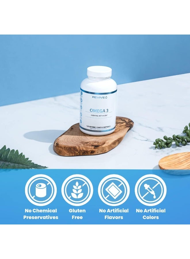 Revive MD Omega 3 Fish Oil Supplements for Men & Women - Image 4