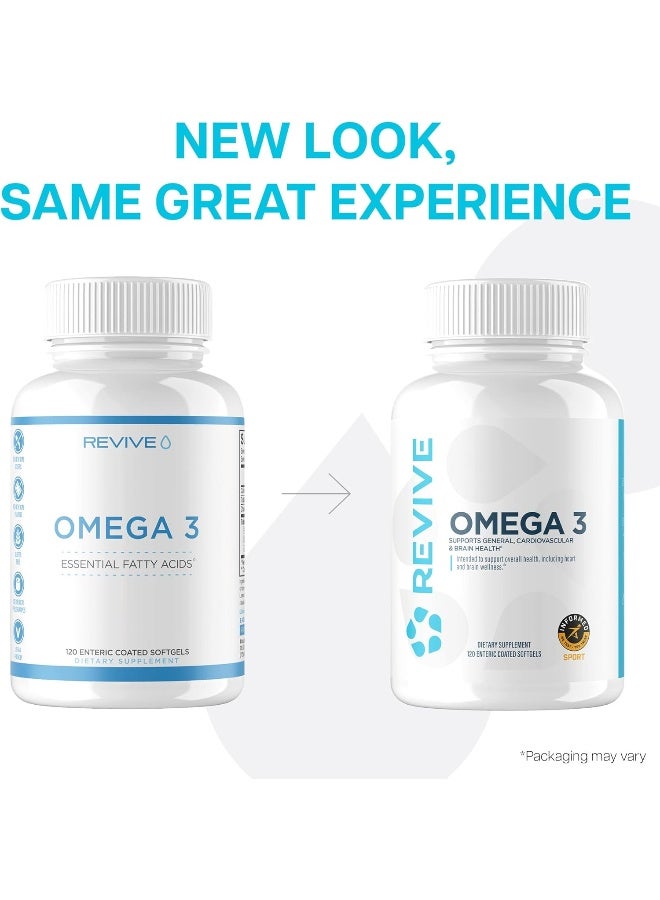 Revive MD Omega 3 Fish Oil Supplements for Men & Women - Image 2