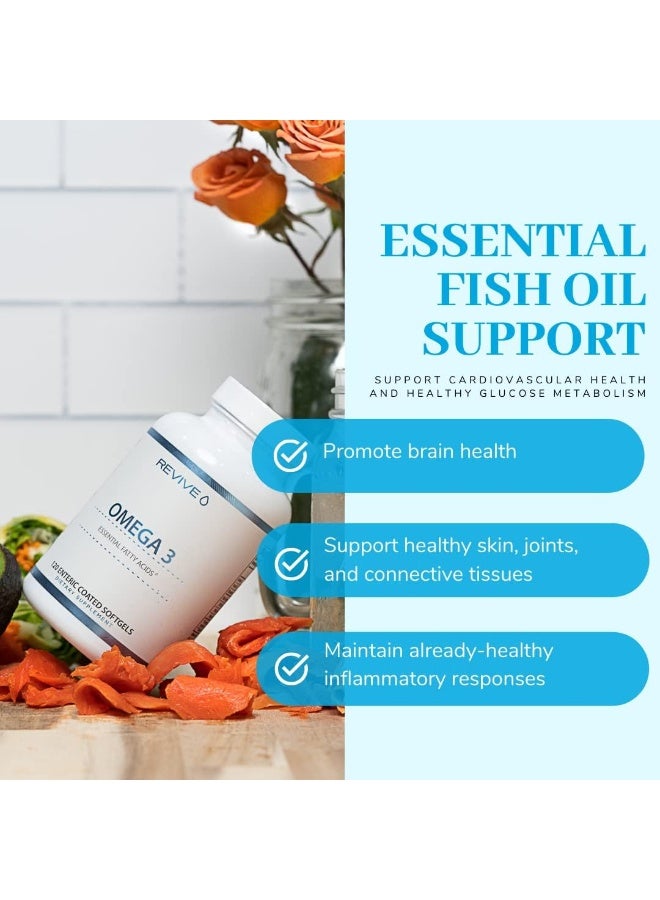 Revive MD Omega 3 Fish Oil Supplements for Men & Women - Image 5
