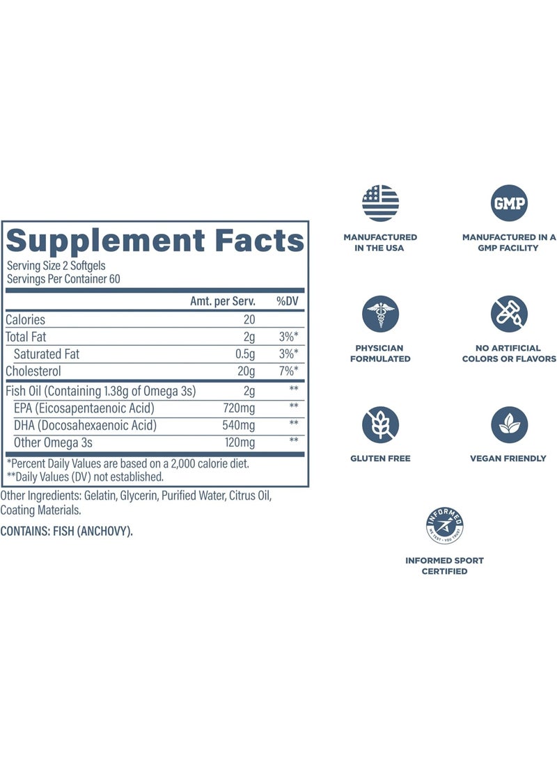 Revive MD Omega 3 Fish Oil Supplements for Men & Women - Image 3