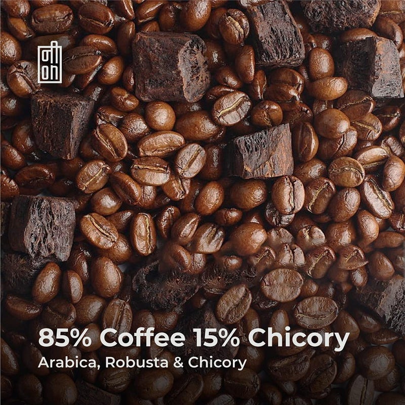 Nion Canteen Coffee | 85% Coffee 15% Chicory | South Indian Filter Kaapi | 100gms - Image 2