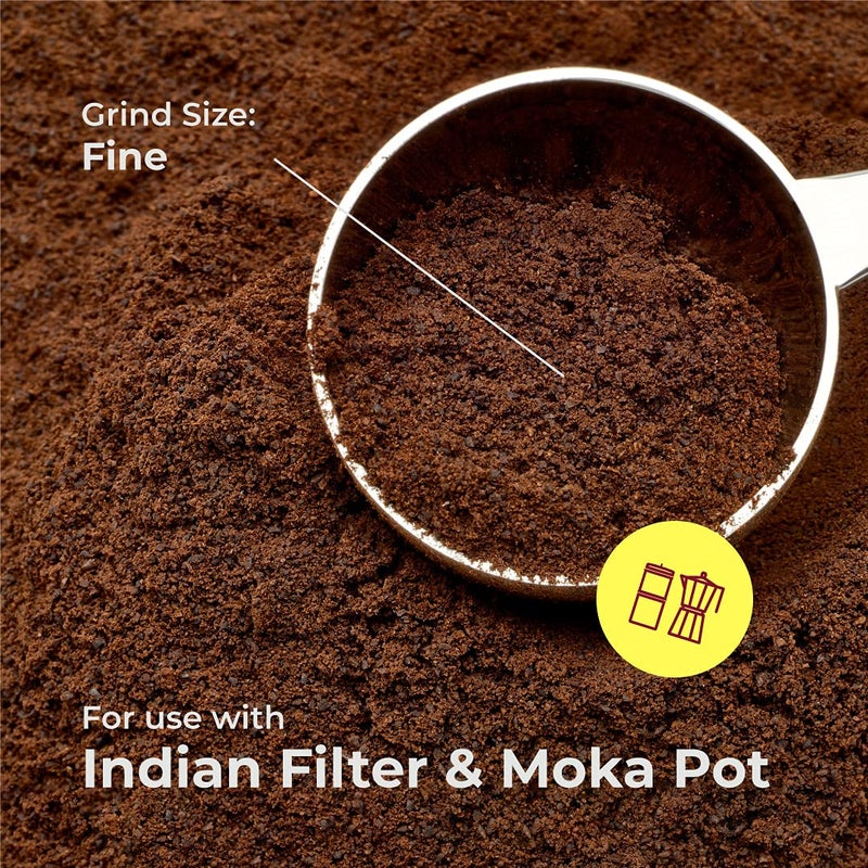 Nion Canteen Coffee | 85% Coffee 15% Chicory | South Indian Filter Kaapi | 100gms - Image 4