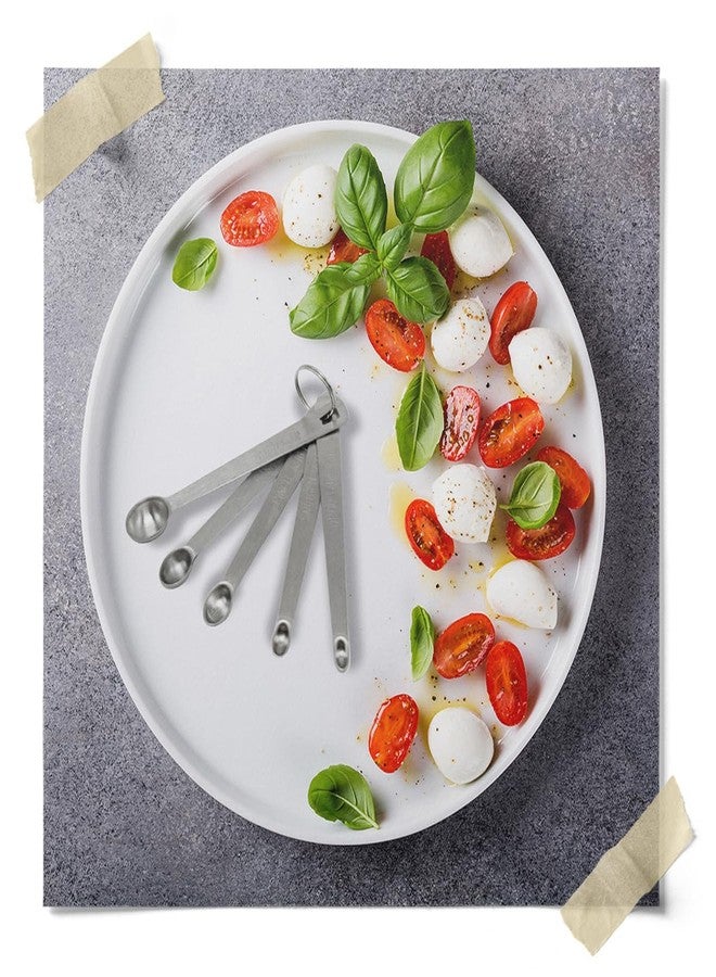 Fermentaholics Mini Measuring Spoons 5-Piece Set - Tad, Dash, Pinch, Smidgen, Drop - For Cheesemaking, Baking, Seasonings, And More - Easily Measure Rennet - Perfect For Portion Control - Image 3