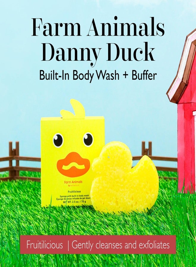 SPONGELLÉ Spongelle Farm Animals Danny Duck - Image 2