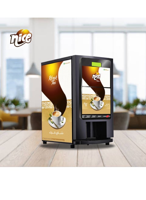 Café Plus- 4 Option Tea and Coffee Machine for Minimarket, Supermarket and Small Offices- Automatic Coffee vending Machine- Water Tank with 3 Ltr Capacity 2000Watt