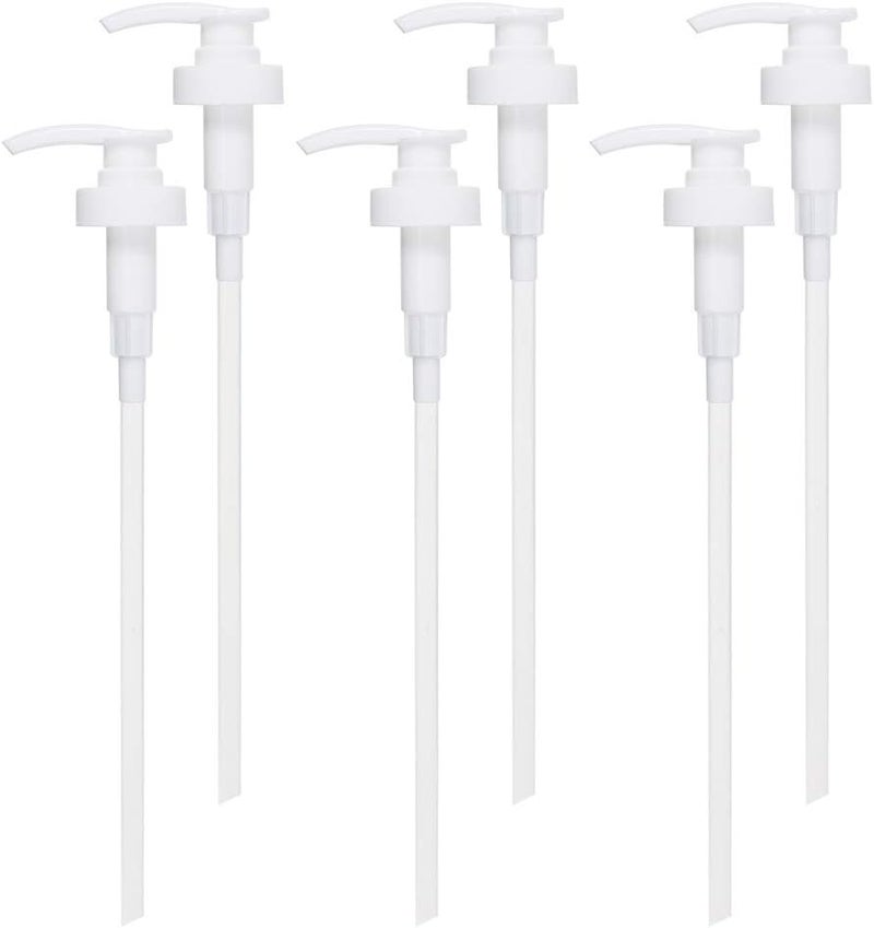 YBB Gallon Pump Dispenser, Fits Most 1 Gallon Jugs and Containers 38/400 Pump Lid Top Replacement for Sanitizer, Lotion, Shampoo, Conditioner (6 Pack) - Image 1