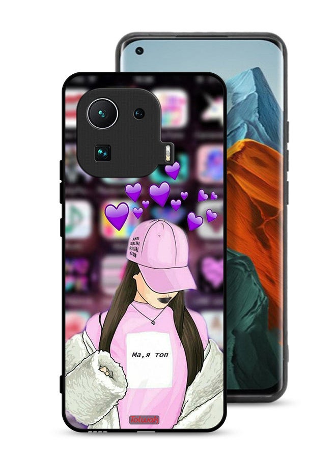 Tolwak Xiaomi Mi 11 Pro Protective Case Cover Anti Social Club  - Image 1