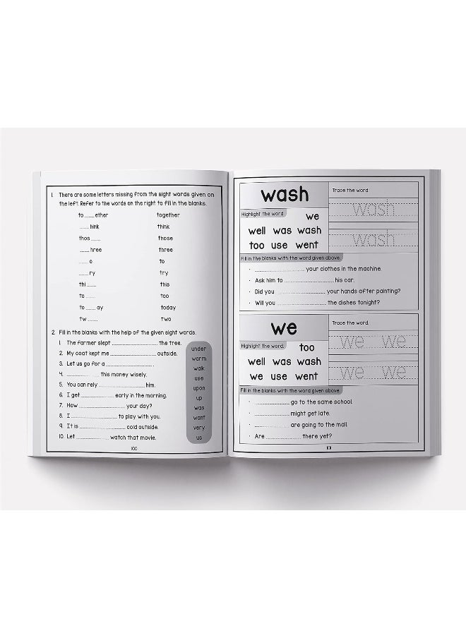 null - 201 Sight Words And Sentence (With 800+ Sentences To Read): Fun Activity Book For Children - Image 1
