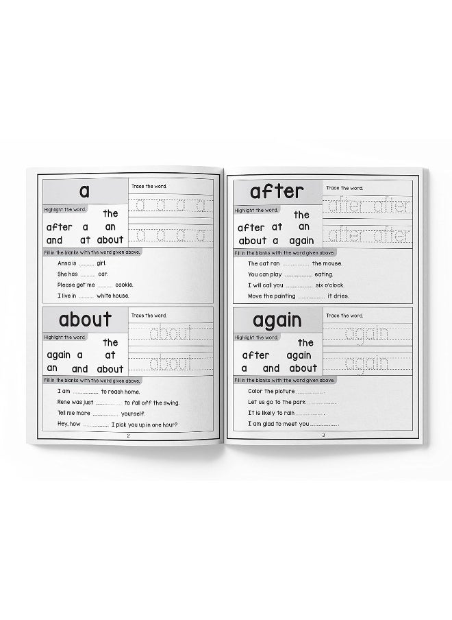 null - 201 Sight Words And Sentence (With 800+ Sentences To Read): Fun Activity Book For Children - Image 1