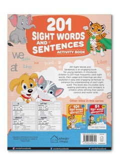 201 Sight Words And Sentence (With 800+ Sentences To Read): Fun Activity Book For Children  - Image 2