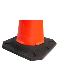 BERRY Berry 100cm Traffic Cone with PE Base – Reflective Orange Road Safety Cone, Wind-Resistant, Portable with Black Base (Set of 3)  - Image 5