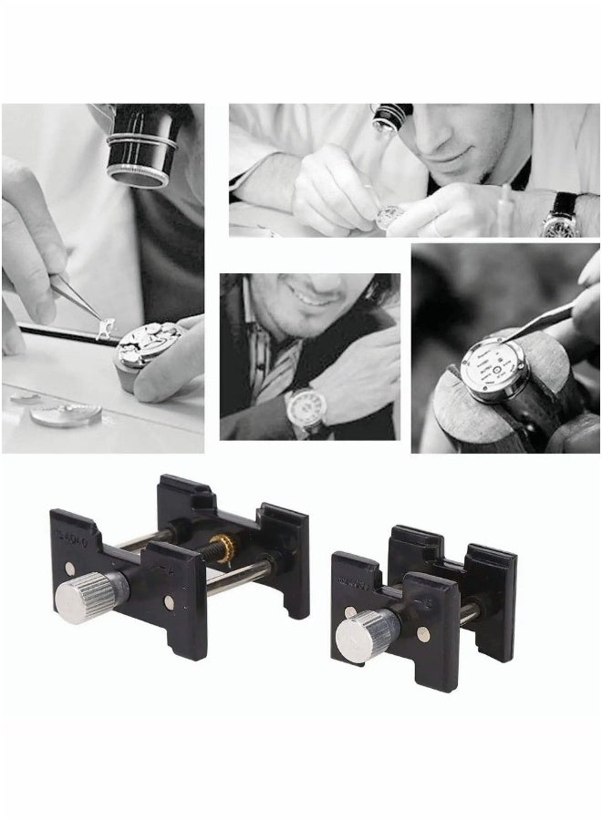 Watch Movement Holder, Watch Repair Accessory, Watch Movement Fixed Base Set Repairing Accessory Tool for Home Use Watchmakers Business Use Watch Repair 2pcs - Image 4