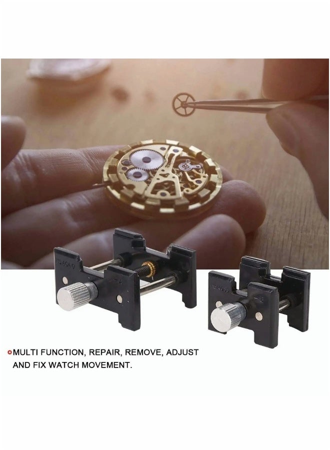 Watch Movement Holder, Watch Repair Accessory, Watch Movement Fixed Base Set Repairing Accessory Tool for Home Use Watchmakers Business Use Watch Repair 2pcs - Image 5