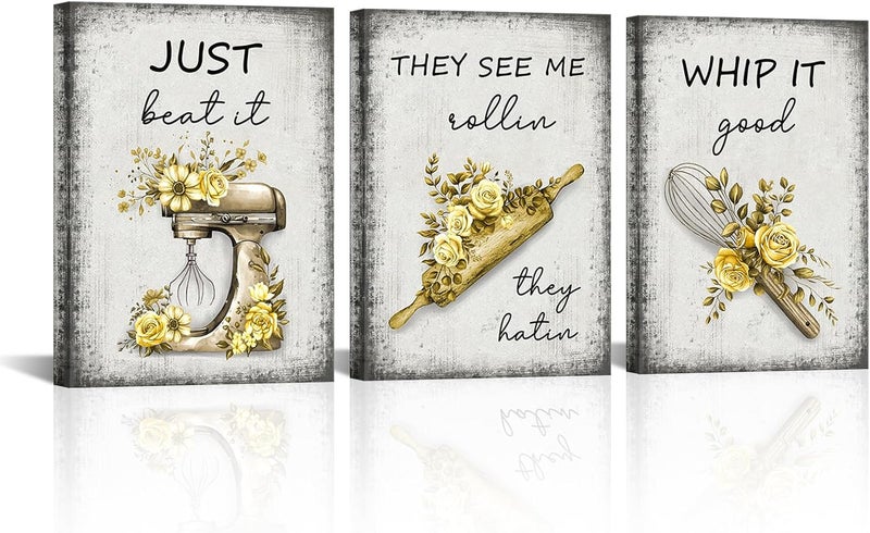 RnnJoile Bakery Wall Art Set - Image 1