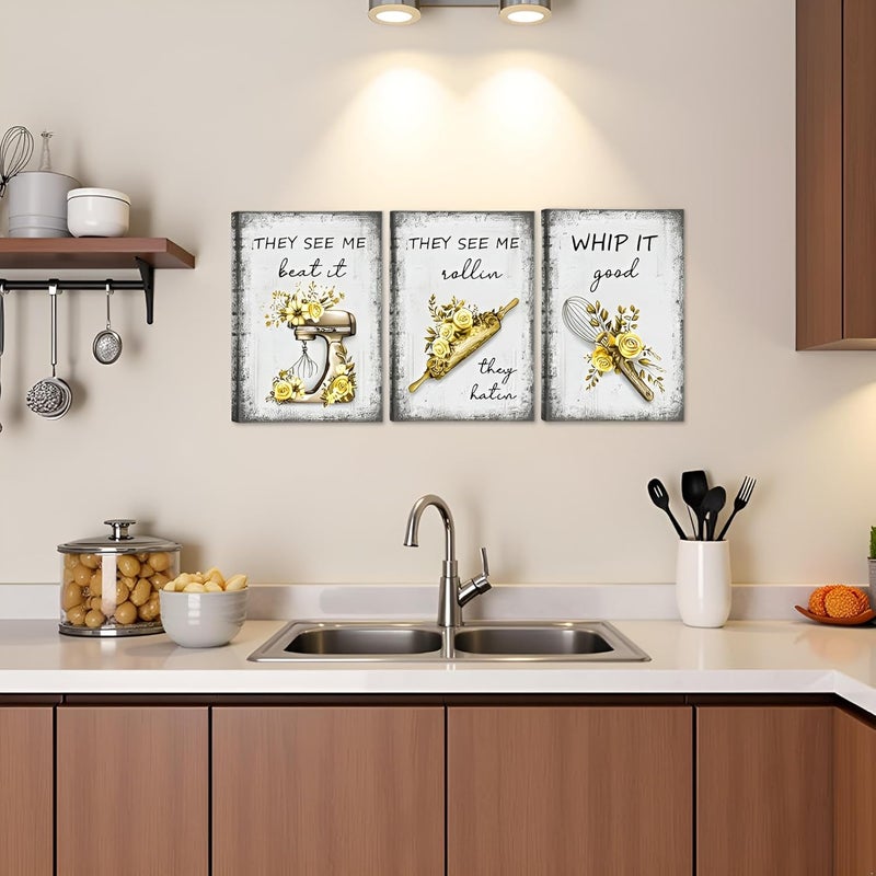 RnnJoile Bakery Wall Art Set - Image 3