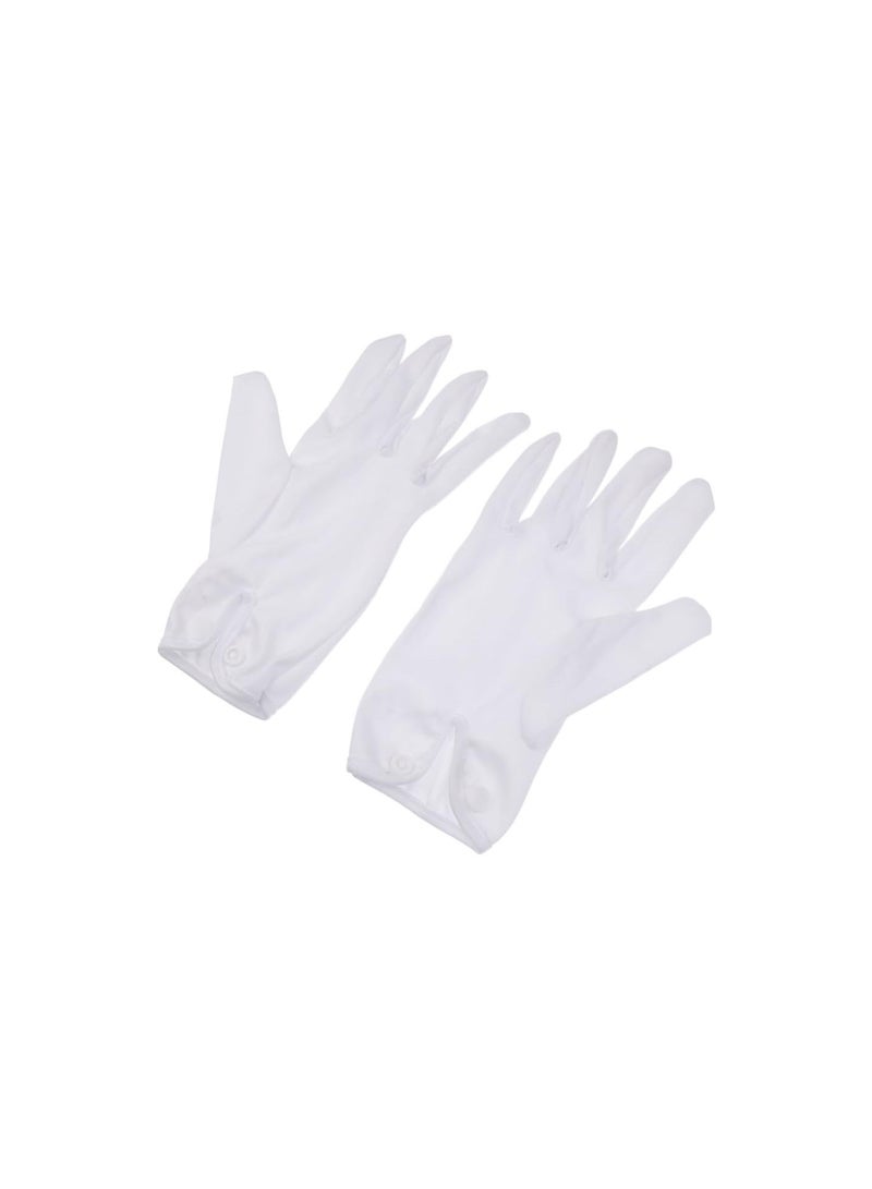 GGOOT 1 Pair Professional Snooker/Pool Billiard Referee Gloves White Cotton  - Image 2