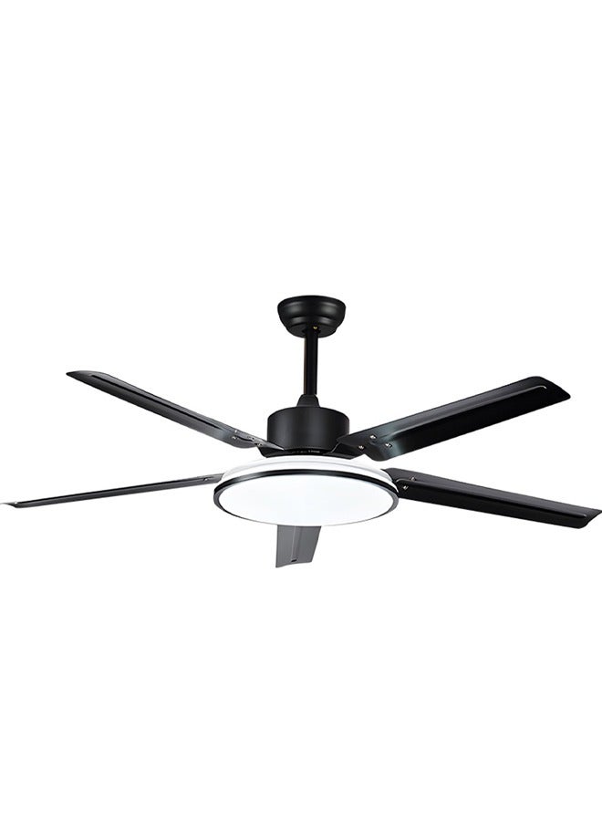 Loquat Ceiling Fans With Lights Black Ceiling Fan with Light and Remote Control Quiet 5 Blades Modern Ceiling Fan for Living Room Bedroom Warehouse - Image 2