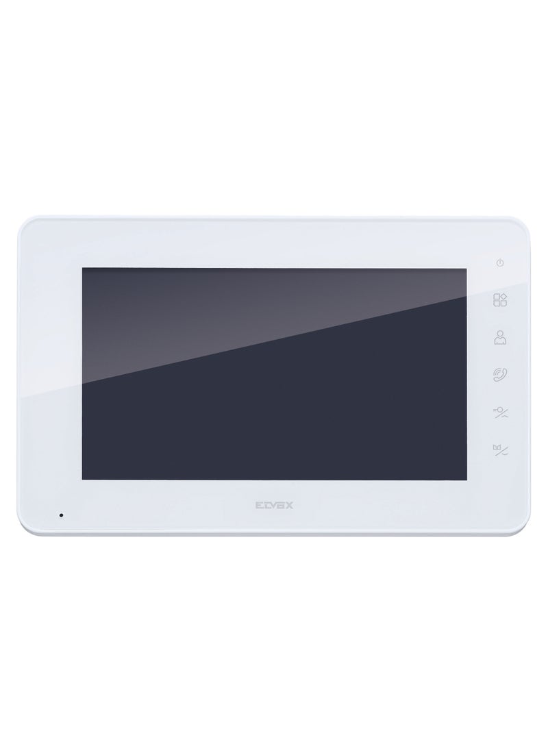 Vimar - VIMAR K40912 Additional Monitor for Video Intercom Kit with Multi-plug Power Supply, White - Image 1