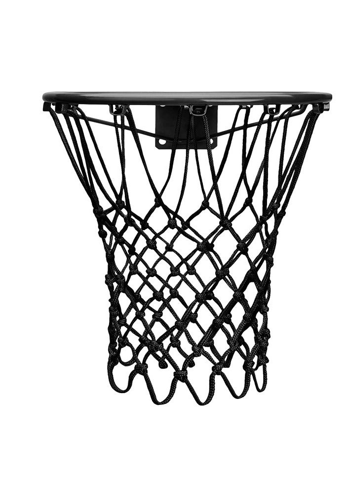 COYO عبوة واحدة من شبكة كرة السلة الثقيلة البديلة، ترقية شبكة كرة السلة الثقيلة، مقاومة لجميع الأحوال الجوية، 12 حلقة تناسب الحلقات الداخلية أو الخارجية القياسية، شبكة فقط - Image 1