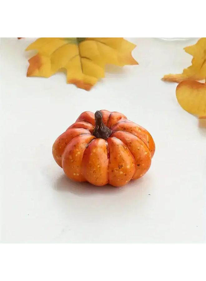 Colourful 9pcs Simulation Pumpkin Decor Set for Halloween Thanksgiving Christmas Party - Image 4