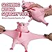 CHEROSIN Cute Squishy Pig for Kids and Adults 2Pack of Sensory Stress Relief Pig Squeeze Toys to Anxiety Funny Stretch Animal Splat Toys Splashy Piggy Toy Christmas Stocking Stuffers for Autism Kids - Image 4