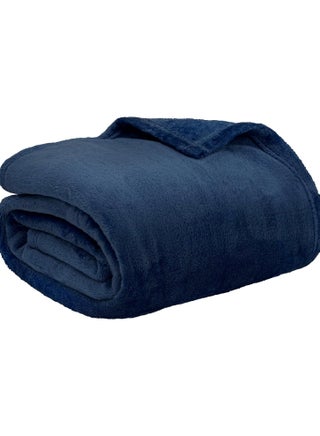 BSB HOME® 220 GSM Premium Plush Single Blanket for Bed, Sofa, Couch, Travel and Camping AC Blanket | 150 x 220 CM  | Blue | SOLID POLO BLANKET - pzsku/Z0DCAD76302329F609B43Z/45/_/1729192058/73af30b0-2d86-4a09-aa99-e6a28805ca00