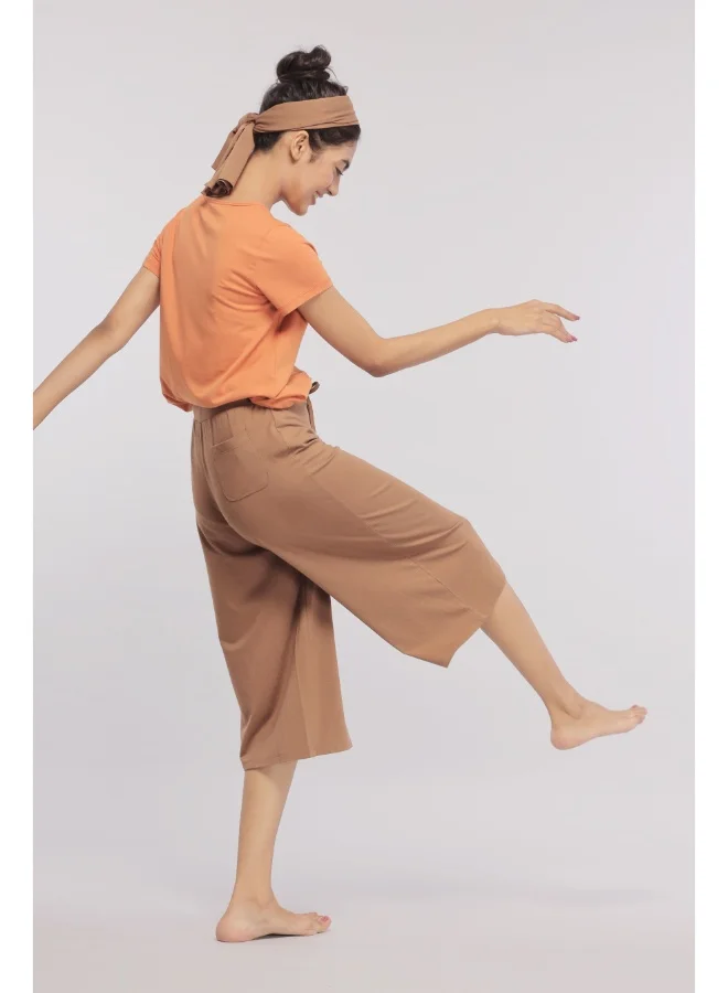 NeceSera Home Brown Supima Culottes