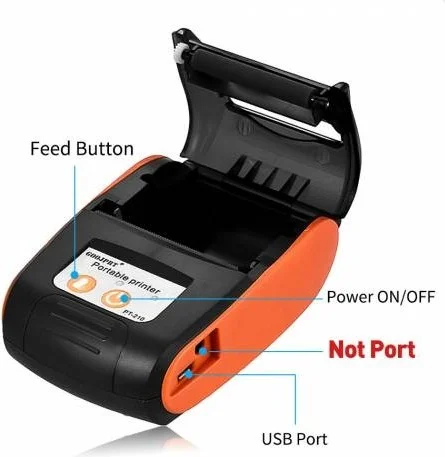 GOOJPRT Bluetooth Thermal Portable Receipt Printer 58 mm