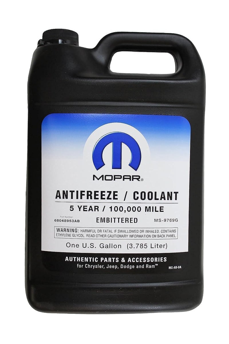 Mopar Genuine Mopar Parts 68048953AC AntifreezeCoolant  1 Gallon Bottle - Image 1