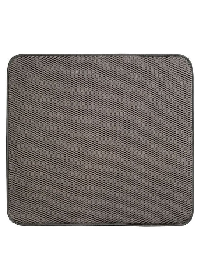 iDesign Kitchen Drying Mat – iDry Collection – Mocha/Ivory - Image 1