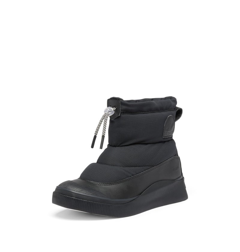 SOREL Women's Out N About lV Puffy Waterproof Boot - Black, Chalk - 7 - Image 1