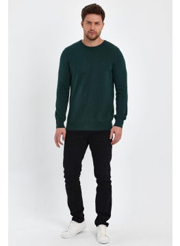 Alexander Gardi Crew Neck Green Knitted Sweater  - Image 1