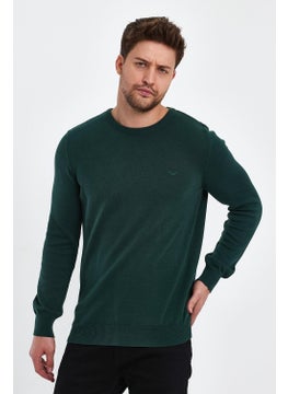 Alexander Gardi Crew Neck Green Knitted Sweater  - Image 3