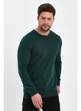 Alexander Gardi Crew Neck Green Knitted Sweater  - Image 2